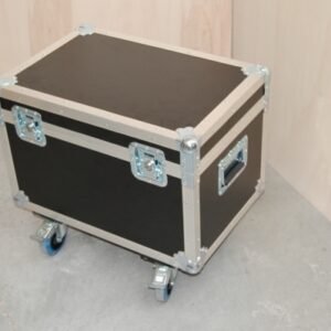 Baúl de Transporte Profesional Flight Case 600x400x400mm con Ruedas